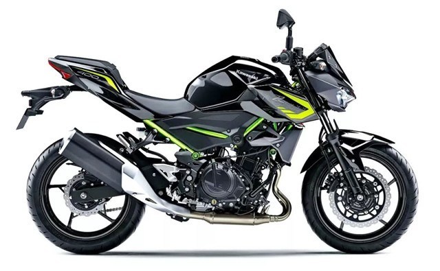 Kawasaki Z400 2020 เฟรมสีขียว