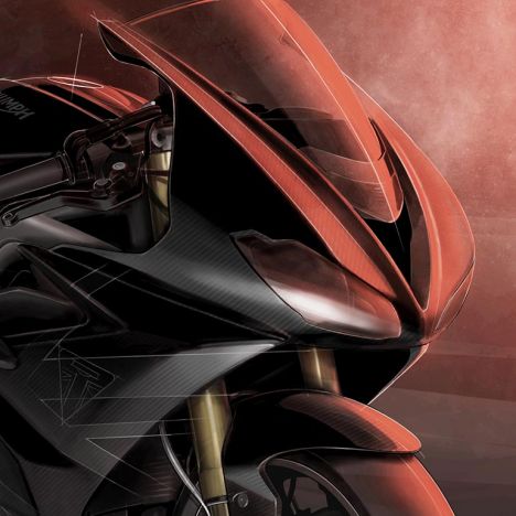 Triumph Daytona 765 2020 ไฟหน้า