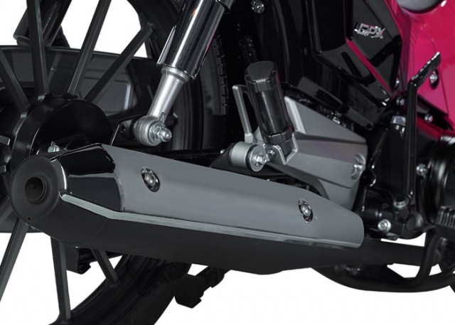 GPX Popz 125 ปี 2019 ระบบช่วยกันความร้อนจากท่อไอเสีย