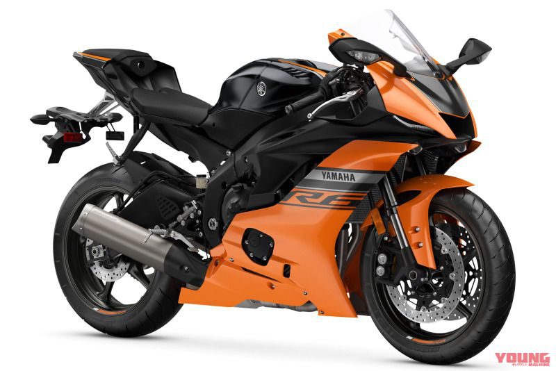เปิดตัวสีใหม่ Yamaha YZF R6  สีส้ม/ดำ (Vivid Orange / Matte Raven Black)