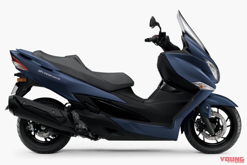 SUZUKI BURGMAN 400 ABS สีน้ำเงิน