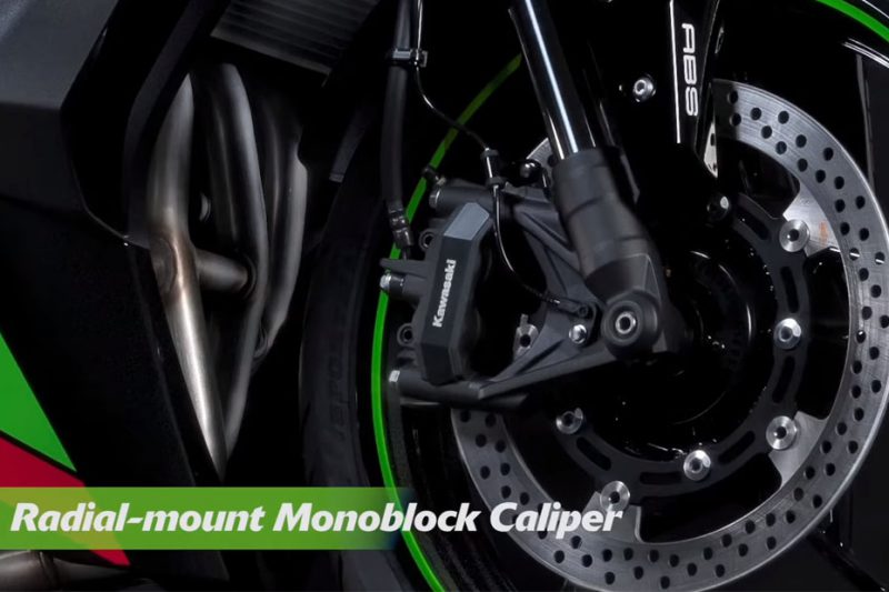 ZX-25R ปี2020 ใช้คาลิปเปอร์โมโนเรลเมาท์ แบบเรเดียล