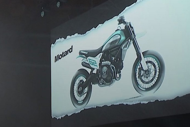 ตัวอย่างแนวคิดโมเดลใหม่ Motard
