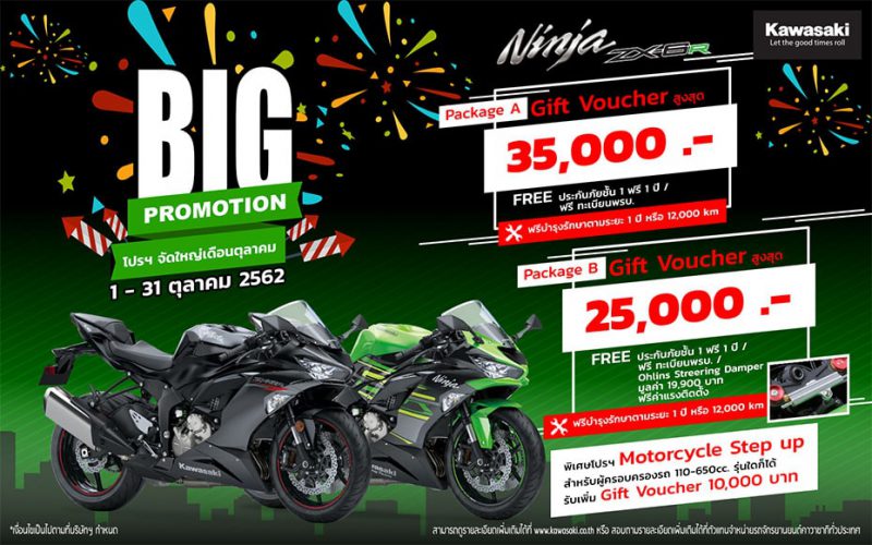 สำหรับโปรโมชั่น รุ่น Ninja ZX-6R