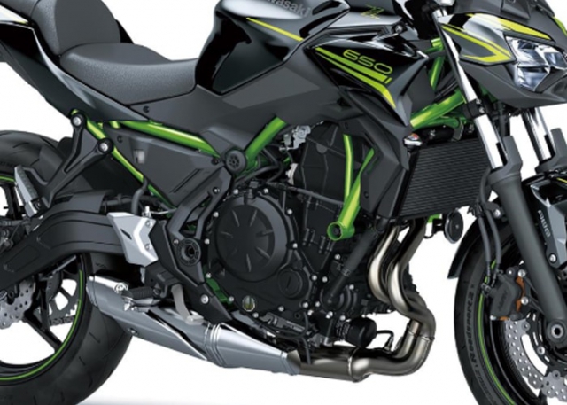 Kawasaki Z650 2020 ช่วงเครื่องยนต์