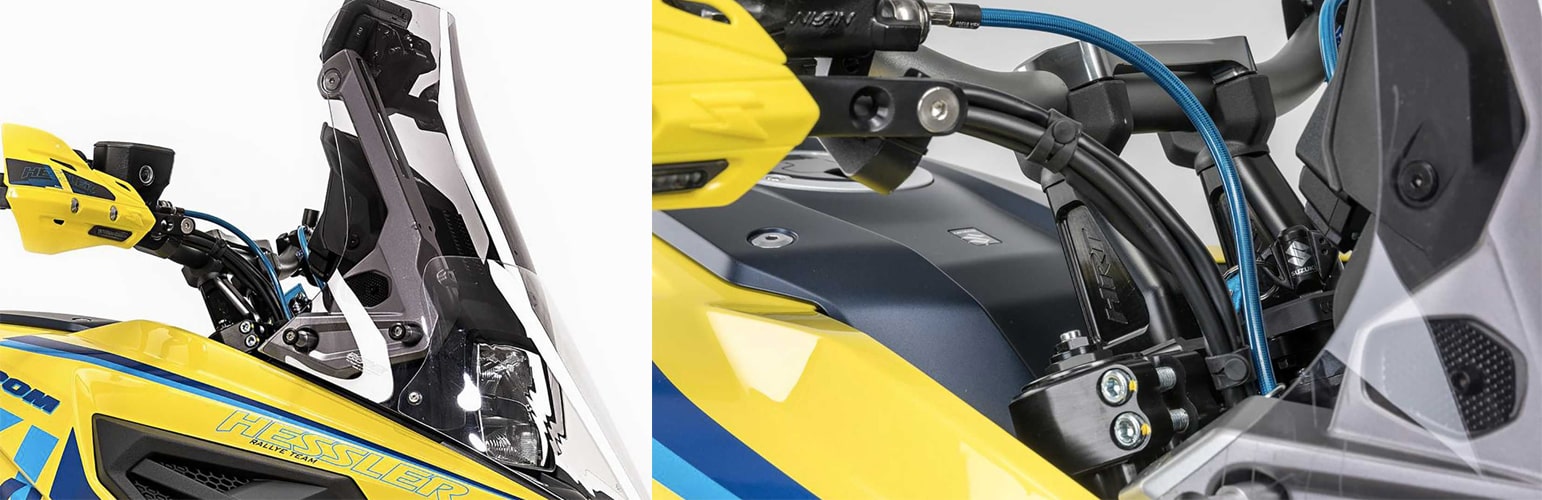 V-Strom 1050 2020 ชิลด์หน้าและระบบเบรก