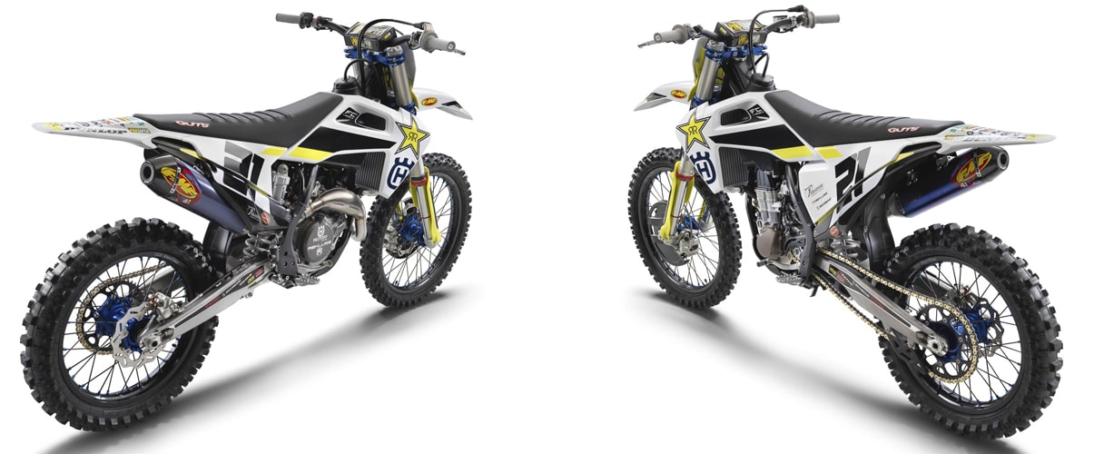 FC 450 Rockstar Edition 2020 ด้านหลัง