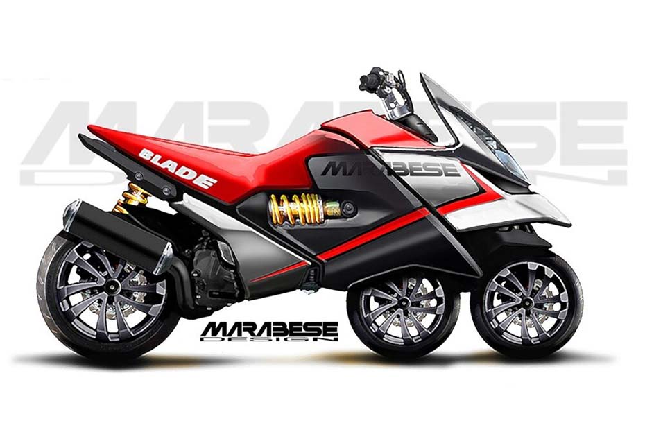 Marabese เผยแนวคิด Blade Bike รถจักรยานยนต์สามล้อแบบใหม่