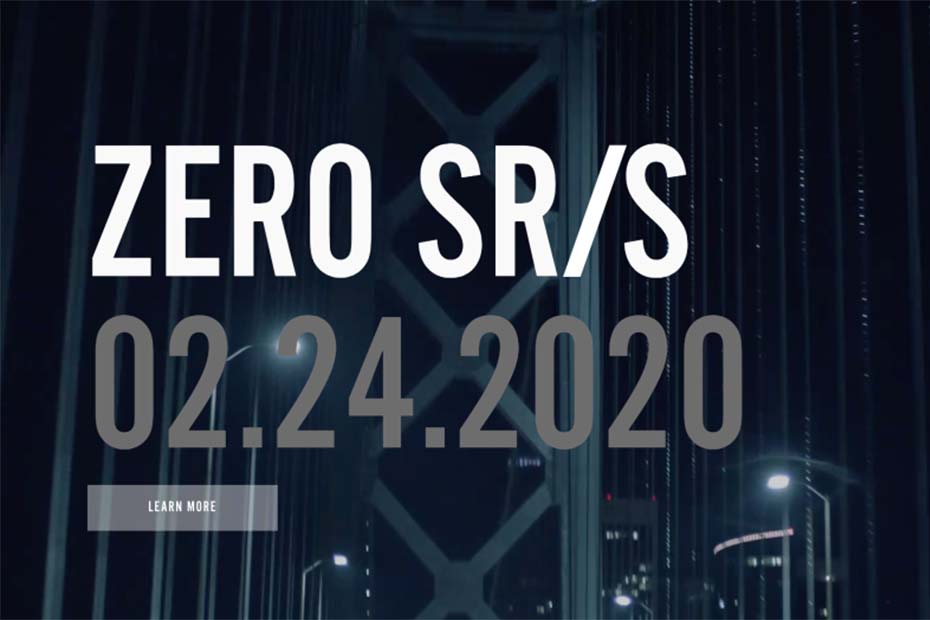 Zero Motorcycles เผยทีเซอร์ SR / S รุ่นใหม่ เตรียมเปิดตัววันที่ 24 กุมภาพันธ์ 2563 นี้