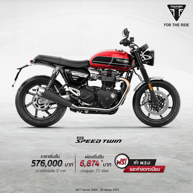 โปรโมชั่น รุ่น Speed Twin ประจำเดือนมกราคม 2563