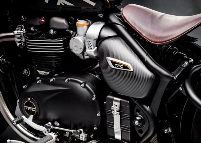 ไทรอัมพ์ Bonneville Bobber TFC ช่วงเครื่องยนต์