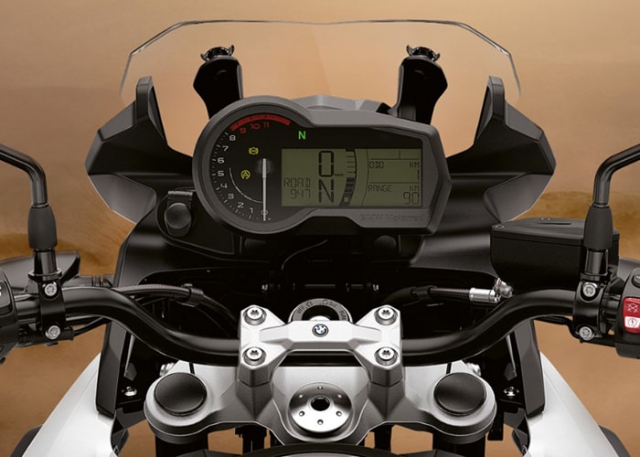 BMW F 750 GS หน้าปัดเรือนไมล์