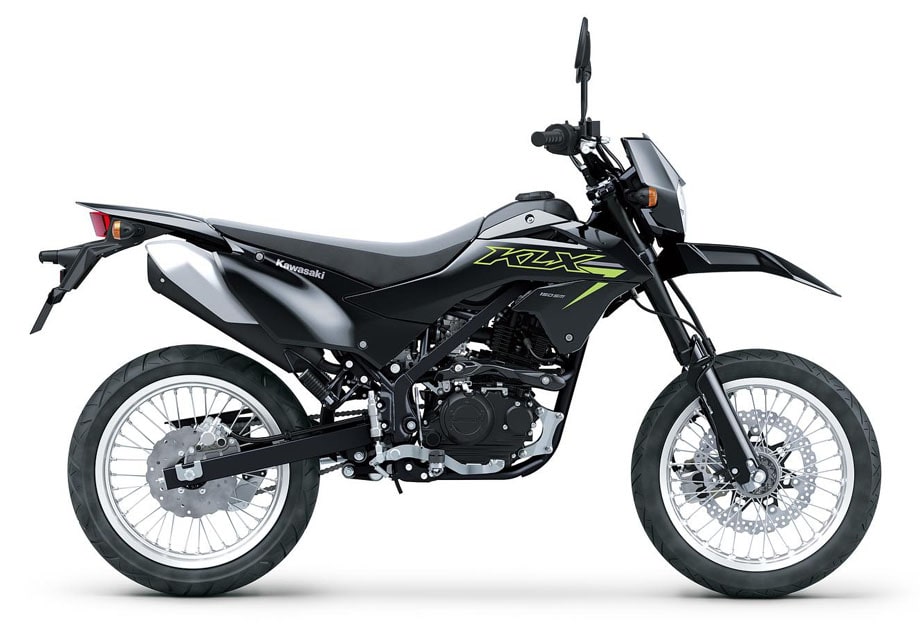 kawasaki KLX150S 2025 สีเทา สีเขียว