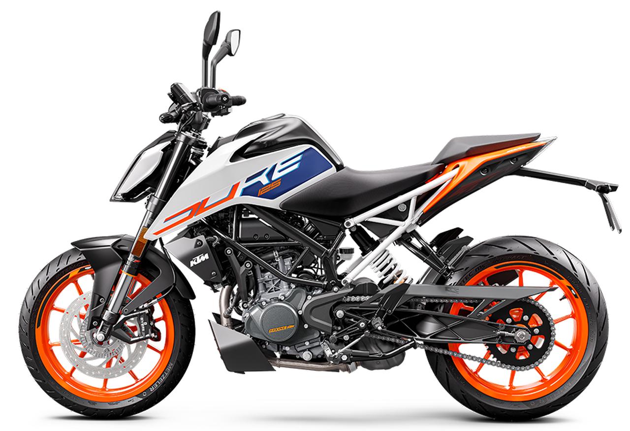 KTM 125 DUKE 2023 สีขาว