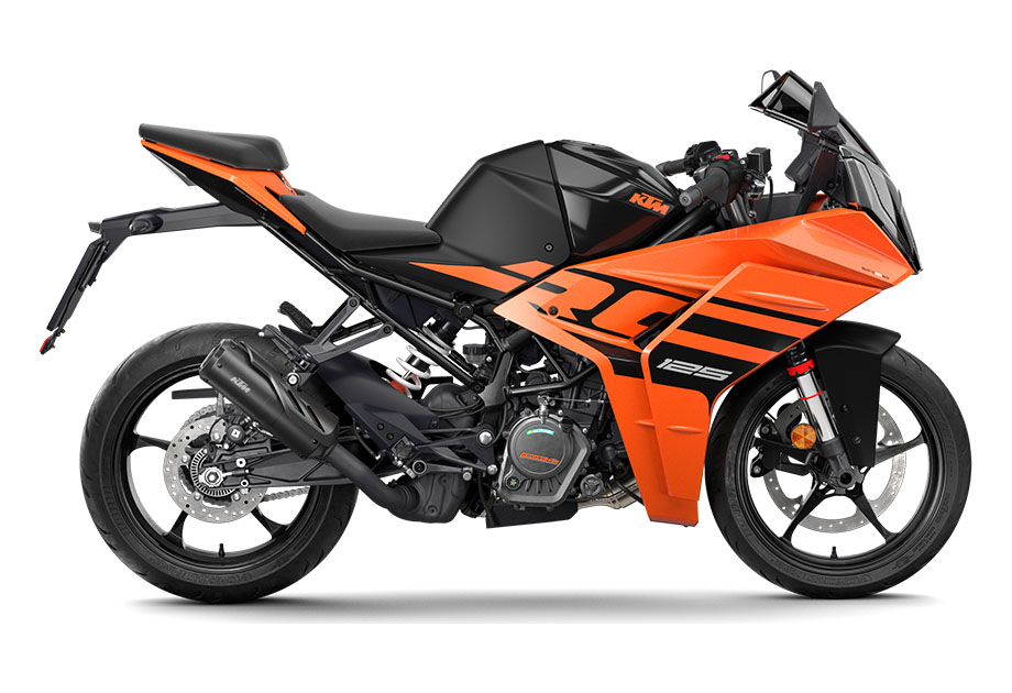 KTM RC 125 2024 สีดำ