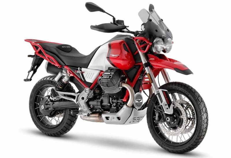 Moto Guzzi V85 TT สีขาว-แดง