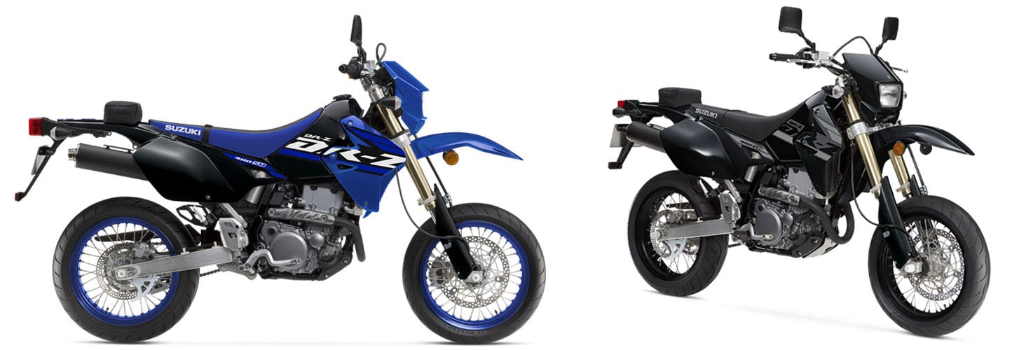 New DR-Z400SM 2024 สีน้ำเงิน สีดำ