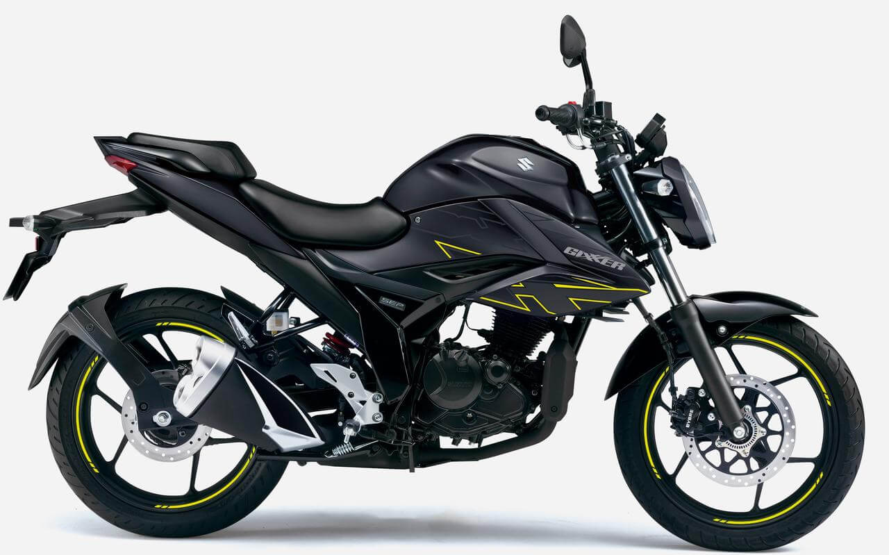 New GIXXER 150 2023 สีดำ