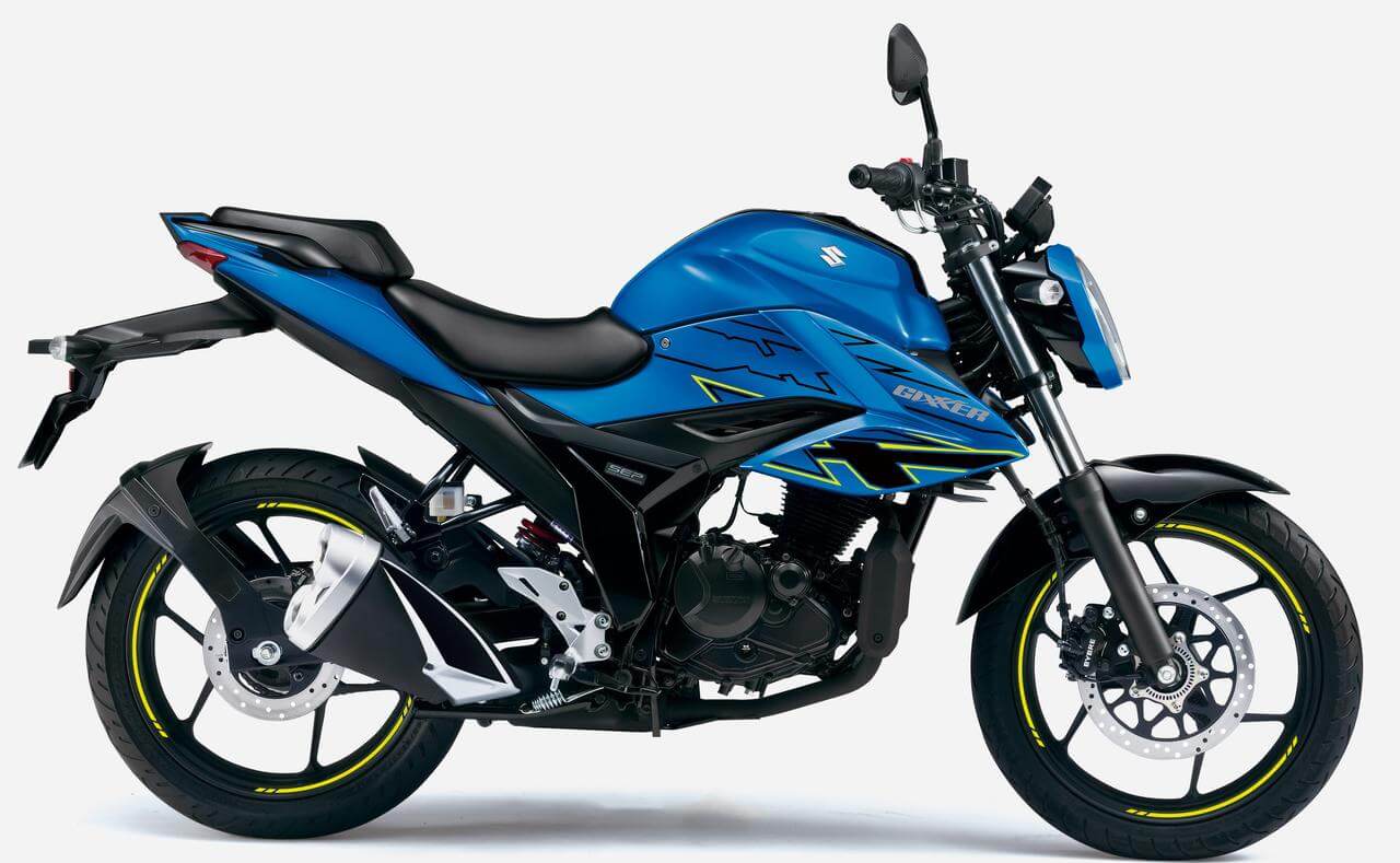 New GIXXER 150 2023 สีน้ำเงิน