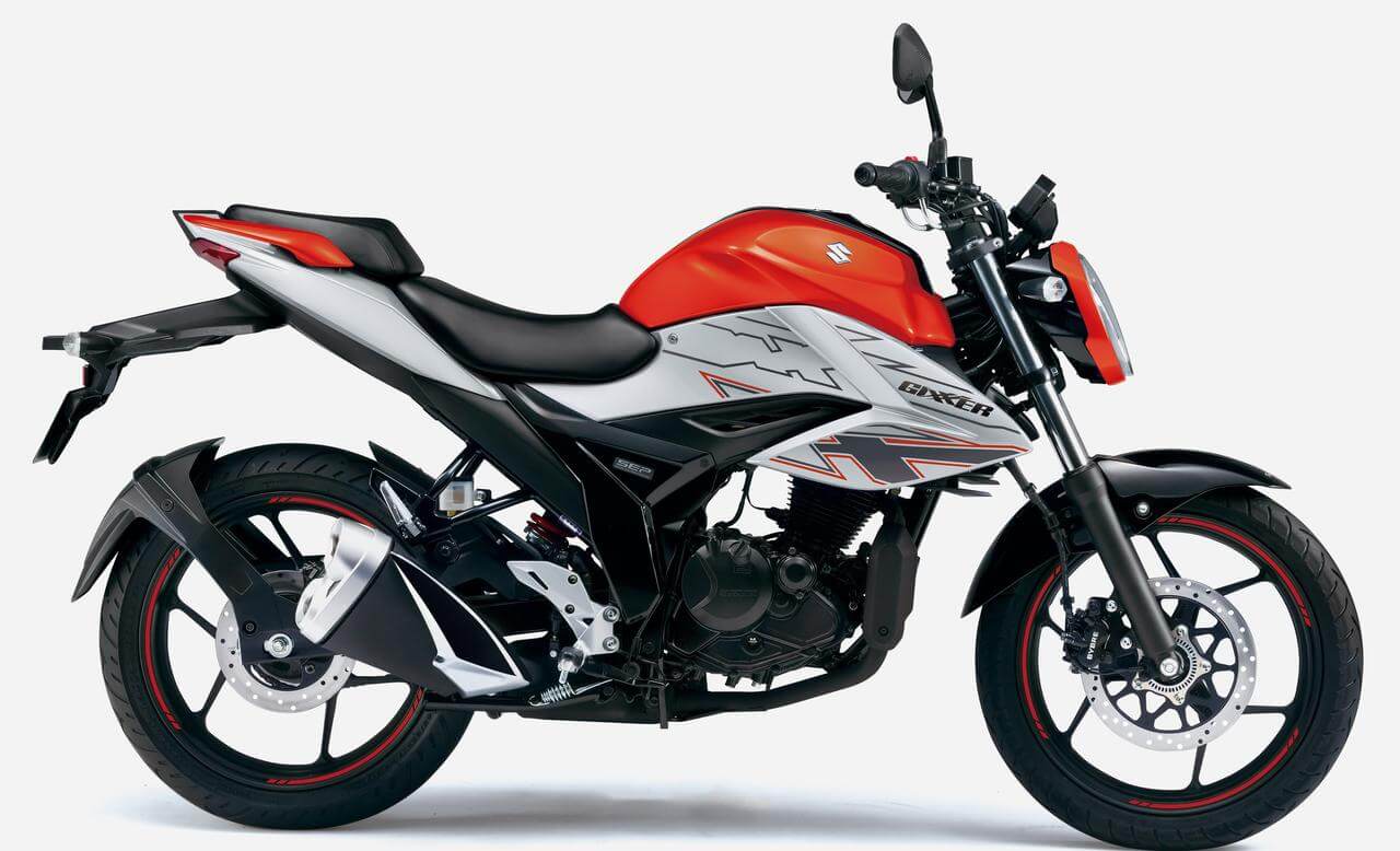 New GIXXER 150 2023 สีแดง