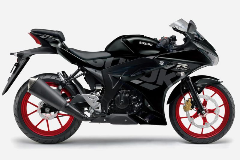 New GSX-R125 2022 สีดำ
