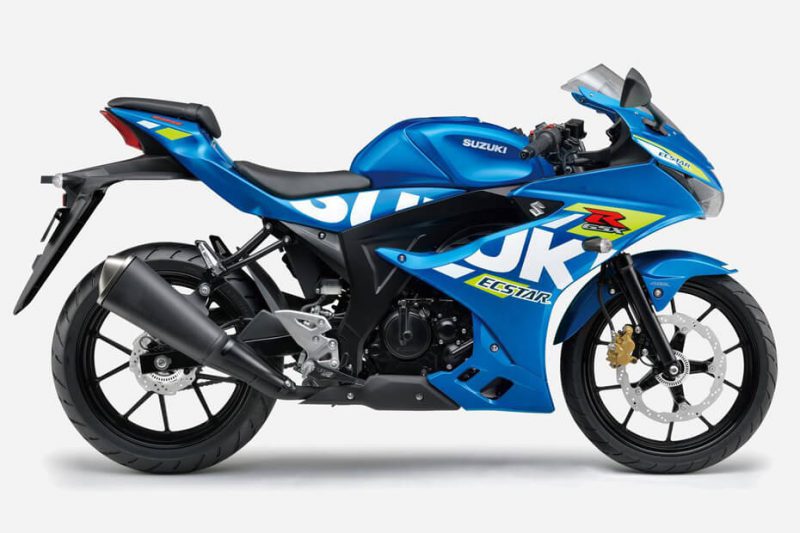 New GSX-R125 2022 สีฟ้า
