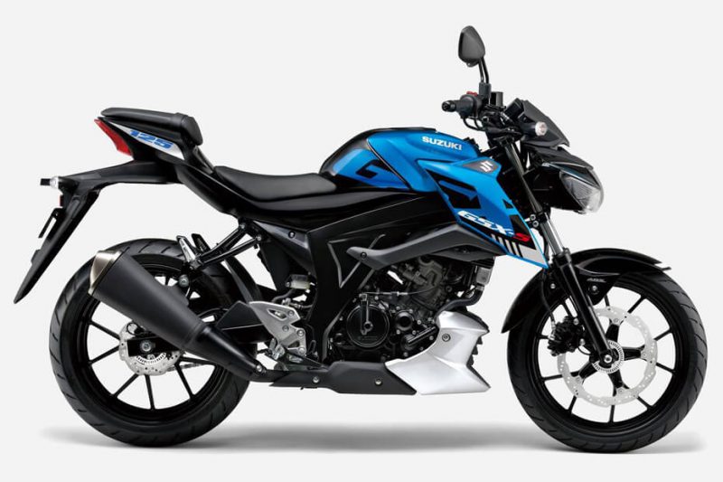 New GSX-S125 2022 สีฟ้า