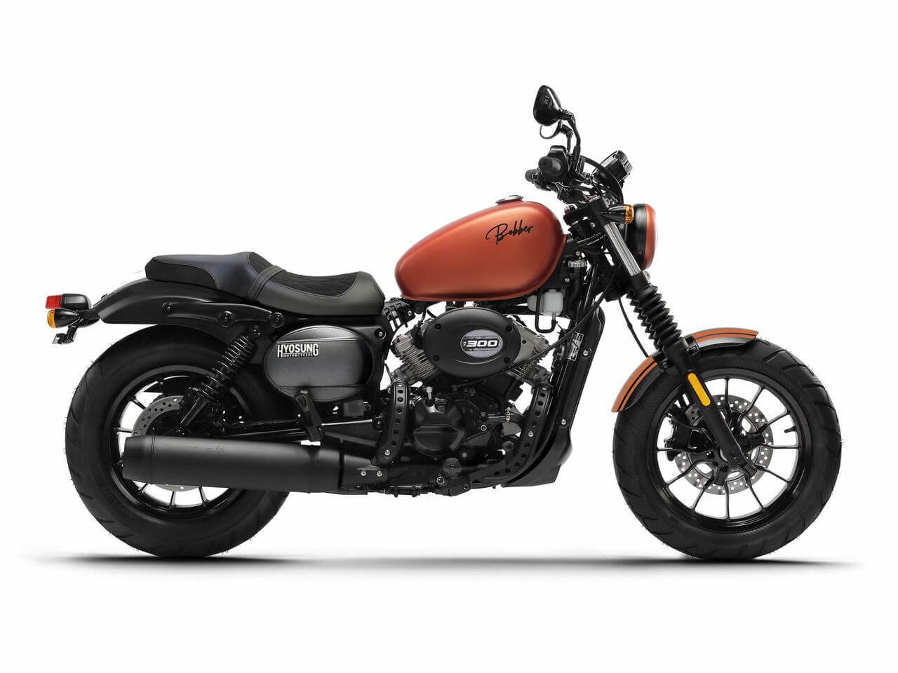 New GV300S Bobber 2022 สีส้มแมท