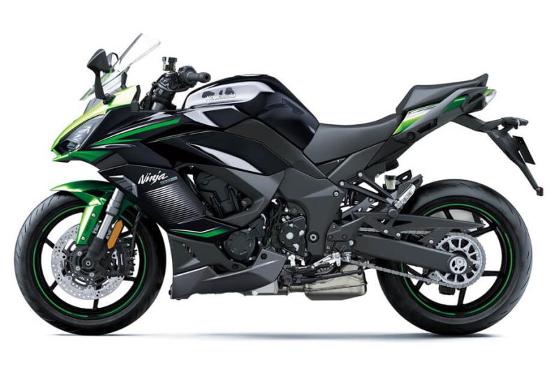 New Ninja 1000 SX 2023 สีดำ-เขียว