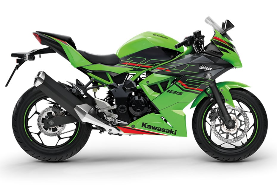 New Ninja 125 2024 สี Lime Green-Ebony