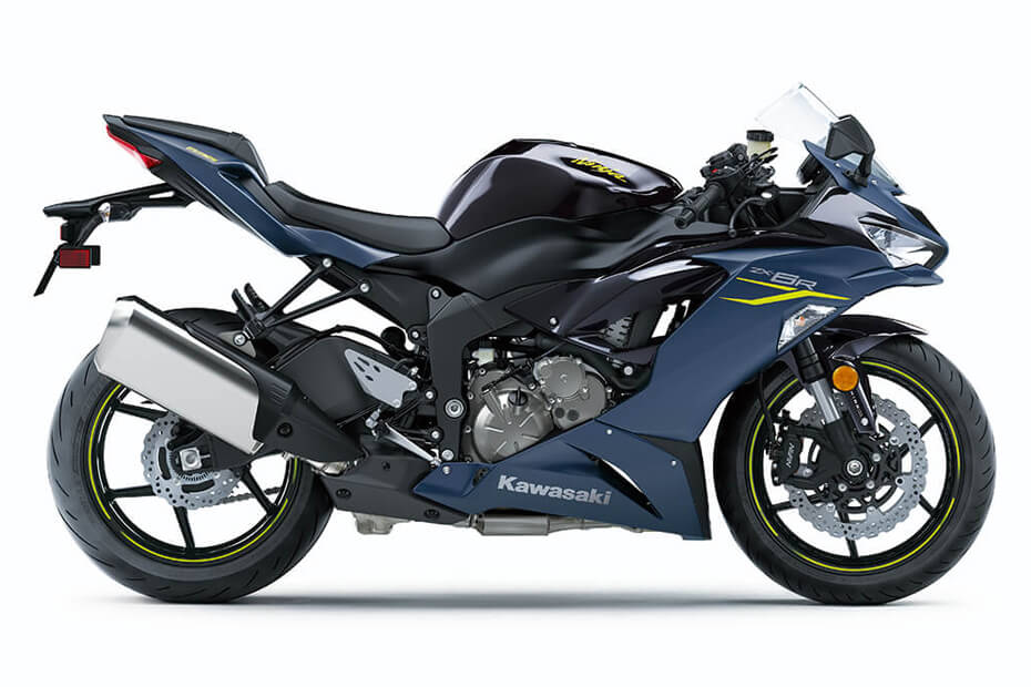 New Ninja ZX6R 2022 สีน้ำเงิน