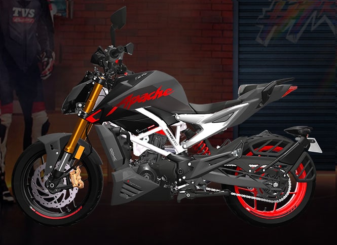 New RTR 310 2024 สีดำ-แดง