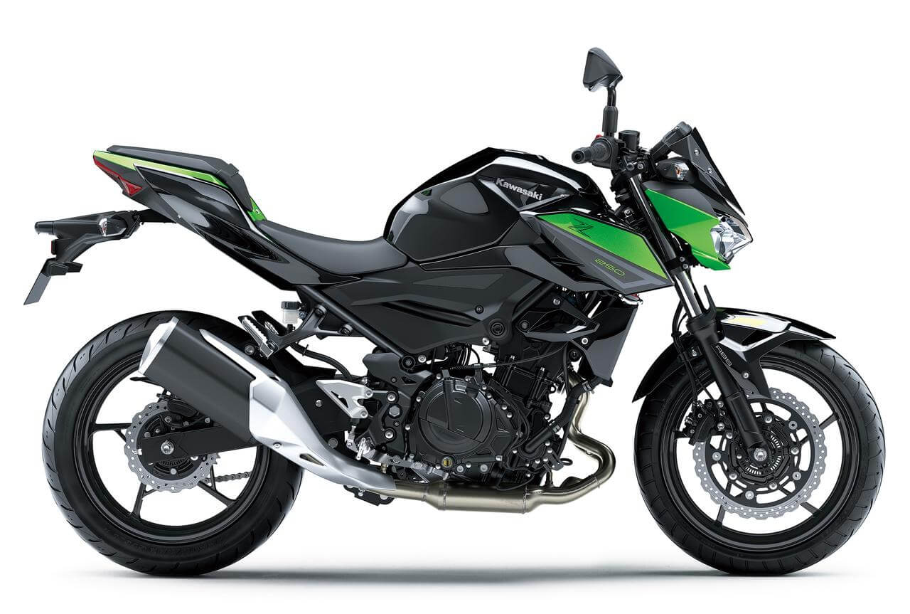 สีใหม่ Kawasaki Z250 2023 สีเขียวใหม่