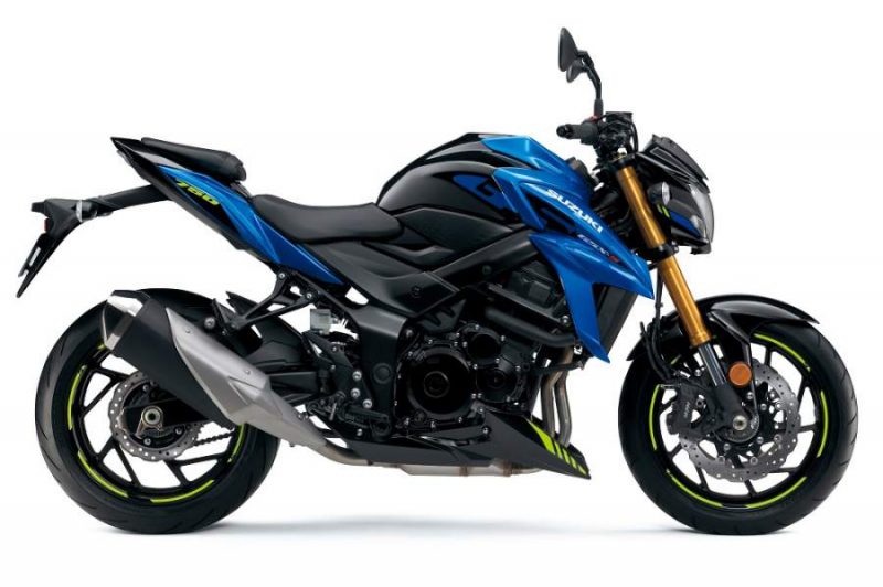 New ซูซูกิ GSX-S750 2021 สีน้ำเงิน
