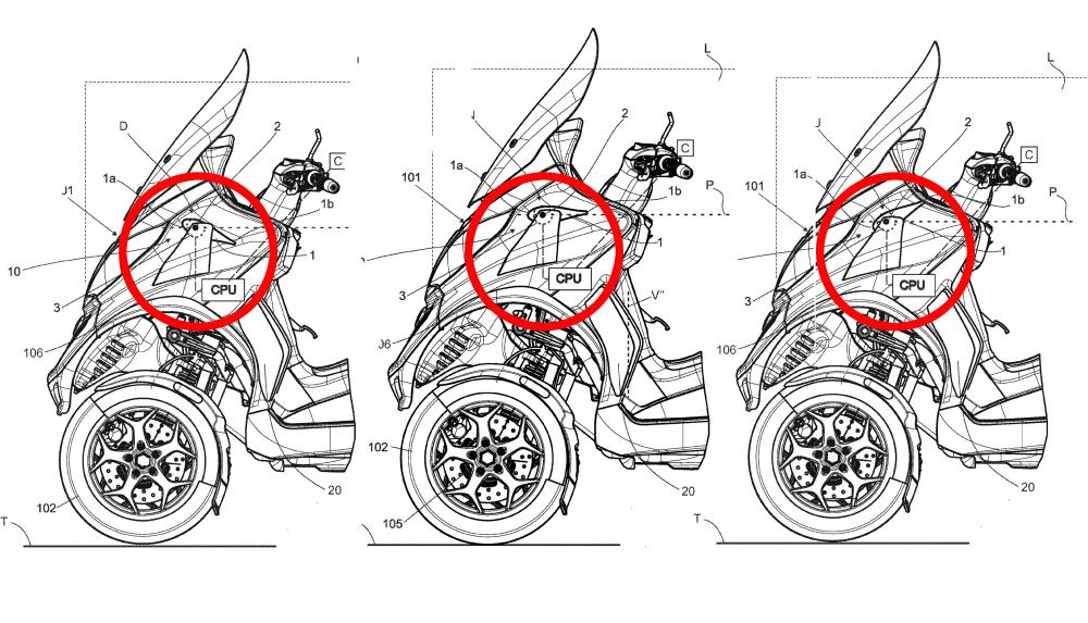 Piaggio ภาพร่างสิทธิบัตรใหม่ การทำงานของใบพัด