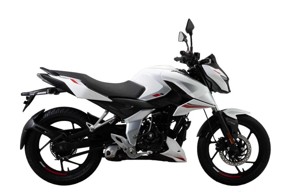 Pulsar N150 สีขาว
