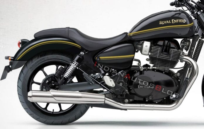 Royal Enfield Cruiser 650cc ด้านท้าย