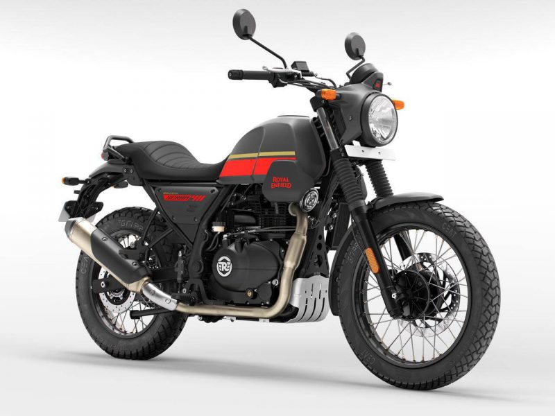 Royal Enfield Scrum 411 2022 สีเทา-แดง