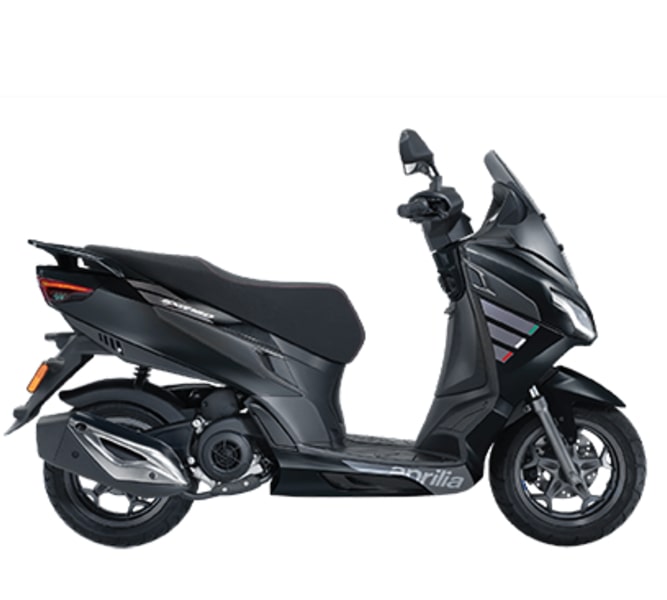 เปิดตัวสกูตเตอร์ Aprilia SXR-125 2021 สีดำ