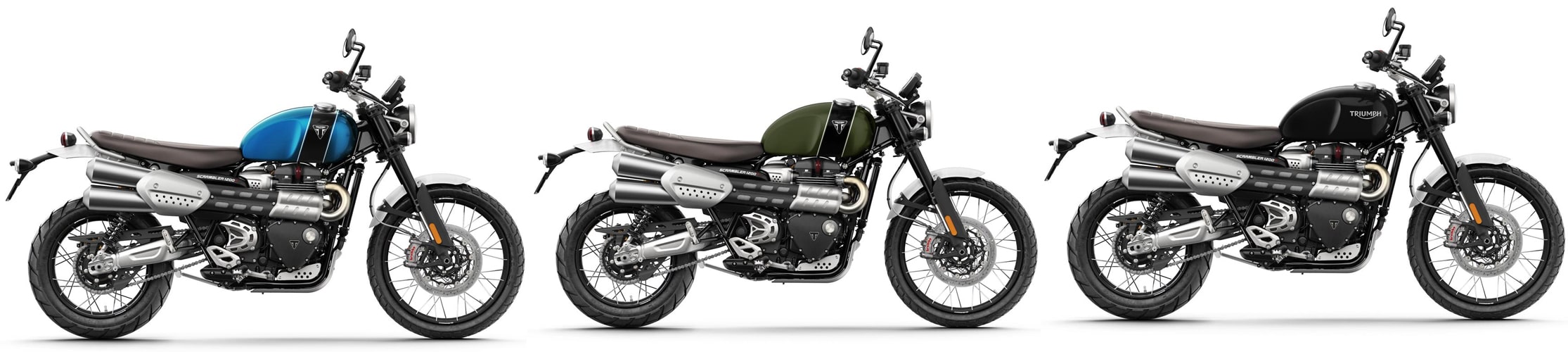 Scrambler 1200XC 2021 สีฟ้า-สีเขียว-สีดำ