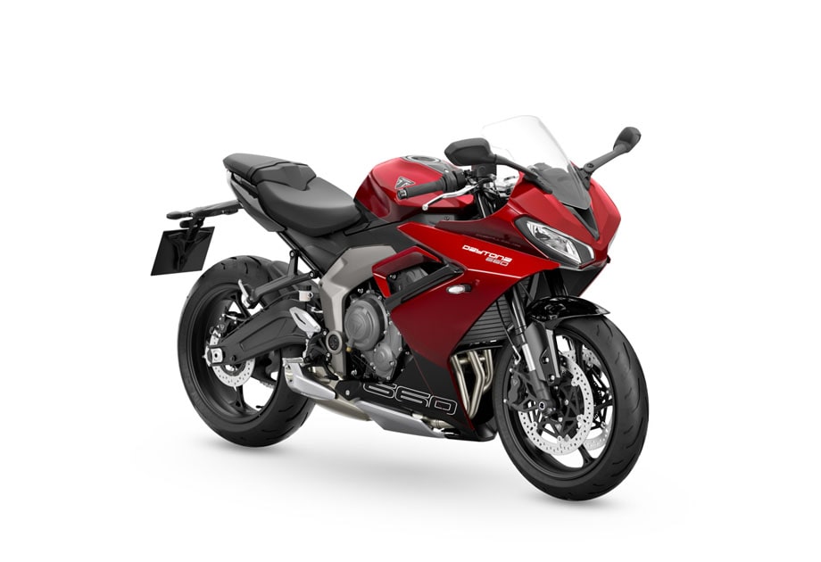 Triumph Daytona 660 2024 สีแดง