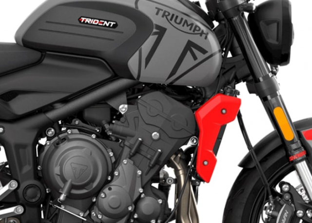 Triumph Trident 660 ปี 2021 กราฟิกด้านข้าง