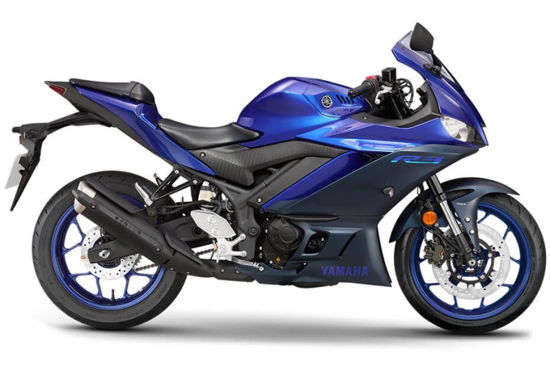Yamaha YZF-R3 2022 สีน้ำเงิน