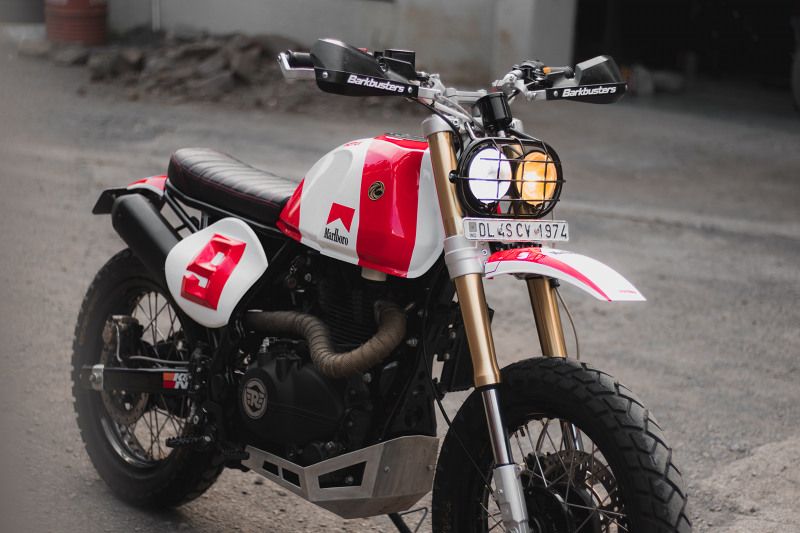 royal enfield himalayan scrambler ไฟหน้า