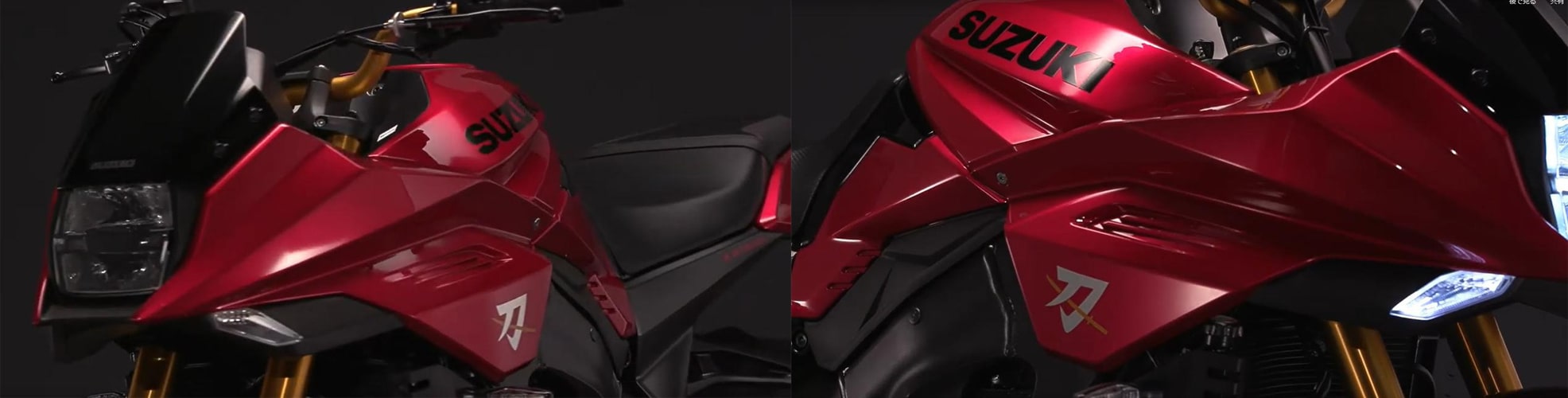 ซูซูกิ KATANA สีแดง