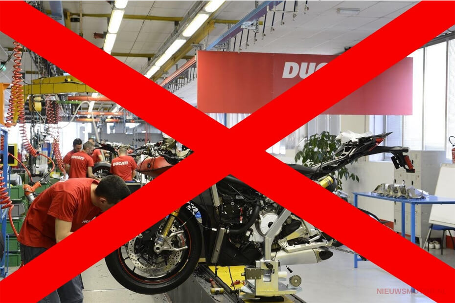 ปิดโรงงาน Ducati