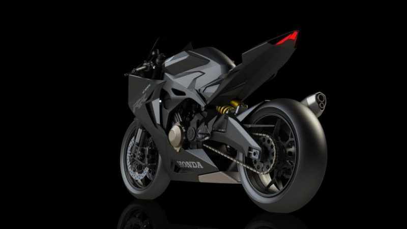 ภาพกราฟิก CBR250RR-R ช่วงท้าย