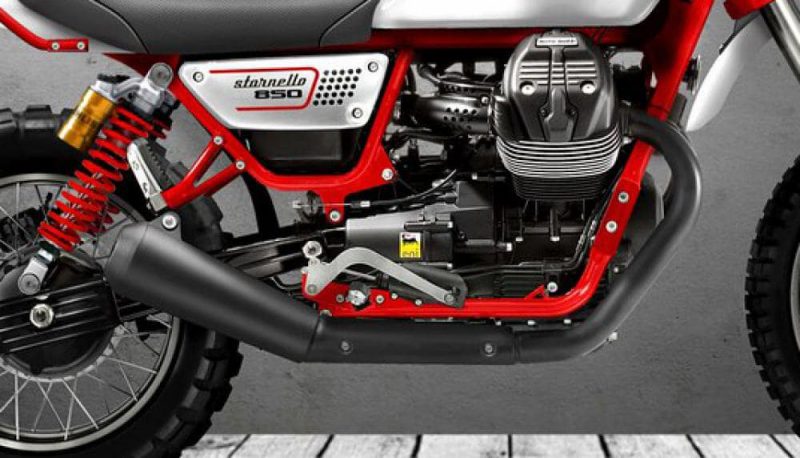 ภาพกราฟิก Moto Guzzi Stornello 850 ช่วงเครื่องยนต์
