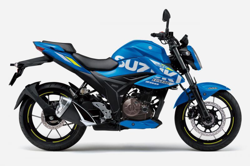 สีใหม่ ซูซูกิ Gixer 250 2021 สีน้ำเงิน