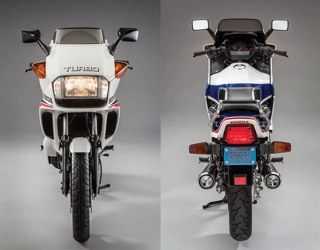 ฮอนด้า CX650 Turbo 1983 หน้าและหลัง